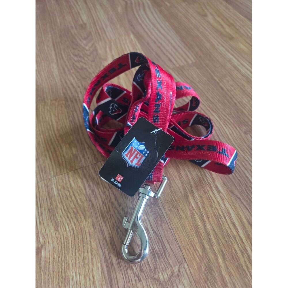 Houston Texans Dog Leash NFL Football Lanyard Carabiner Red Team Logo NWT